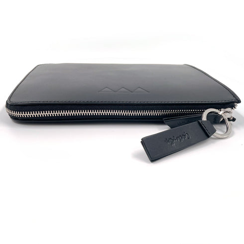 Lisen Travel Case in Veg Tanned Leather - Black